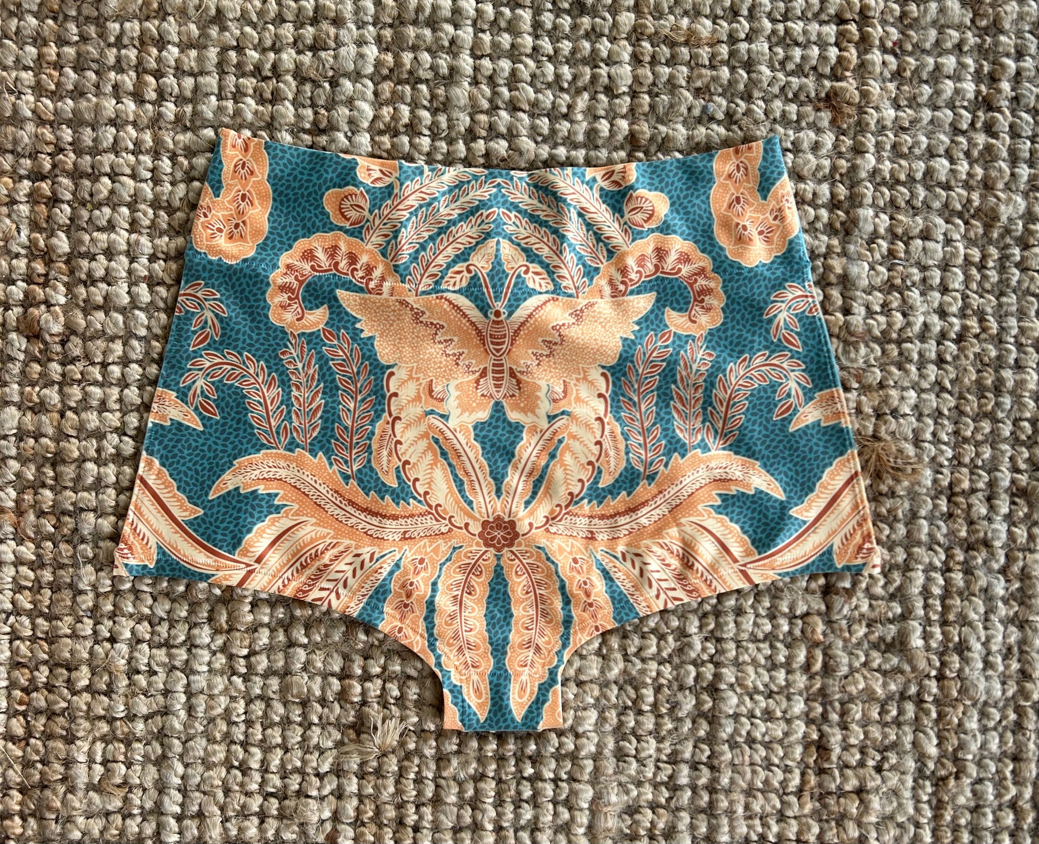 Batik Moth Gold High Waist